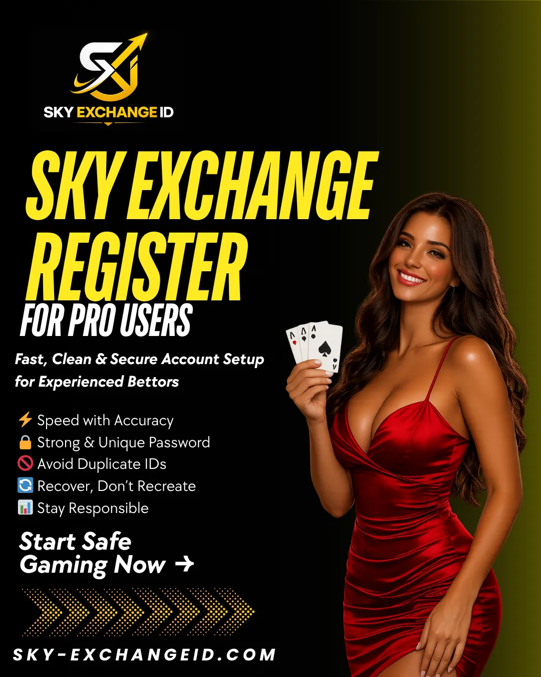 Sky Exchange Register Page for Experienced Users